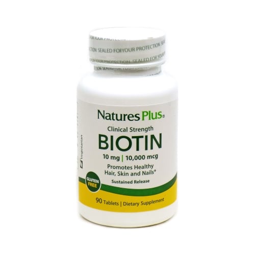 Natures Plus Clinical Strength Biotin 10 mg  